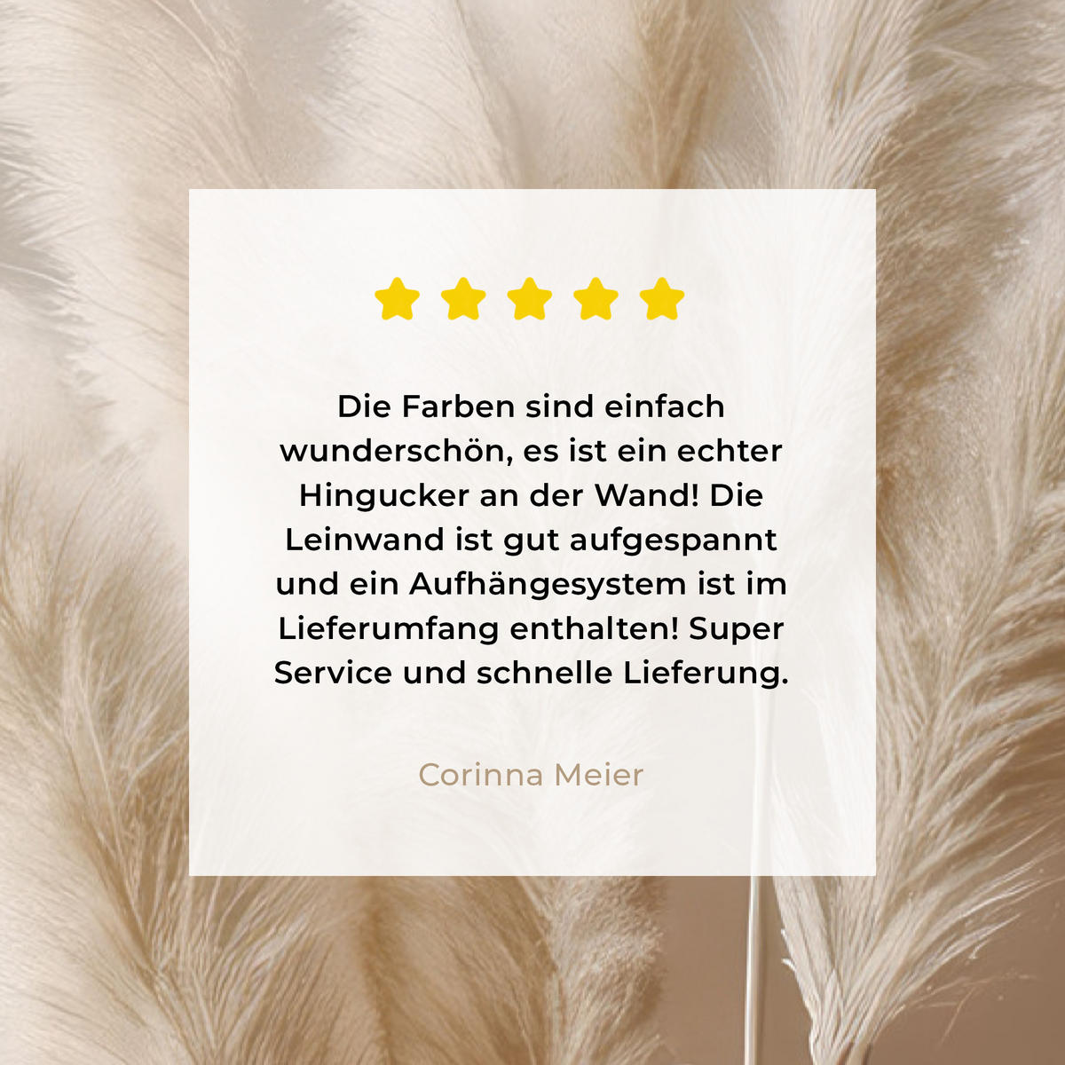 LEINWANDBILD Pampasgras - Federn - Pastell - Weiß 60x90 cm - Naturfarben, Textil (60/90cm) - MuchoWow