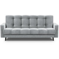 3-SITZER Schlafsofa Nancy Bis hellgrau - Hellgrau, Holz/Textil (220/89/93cm) - Beautysofa