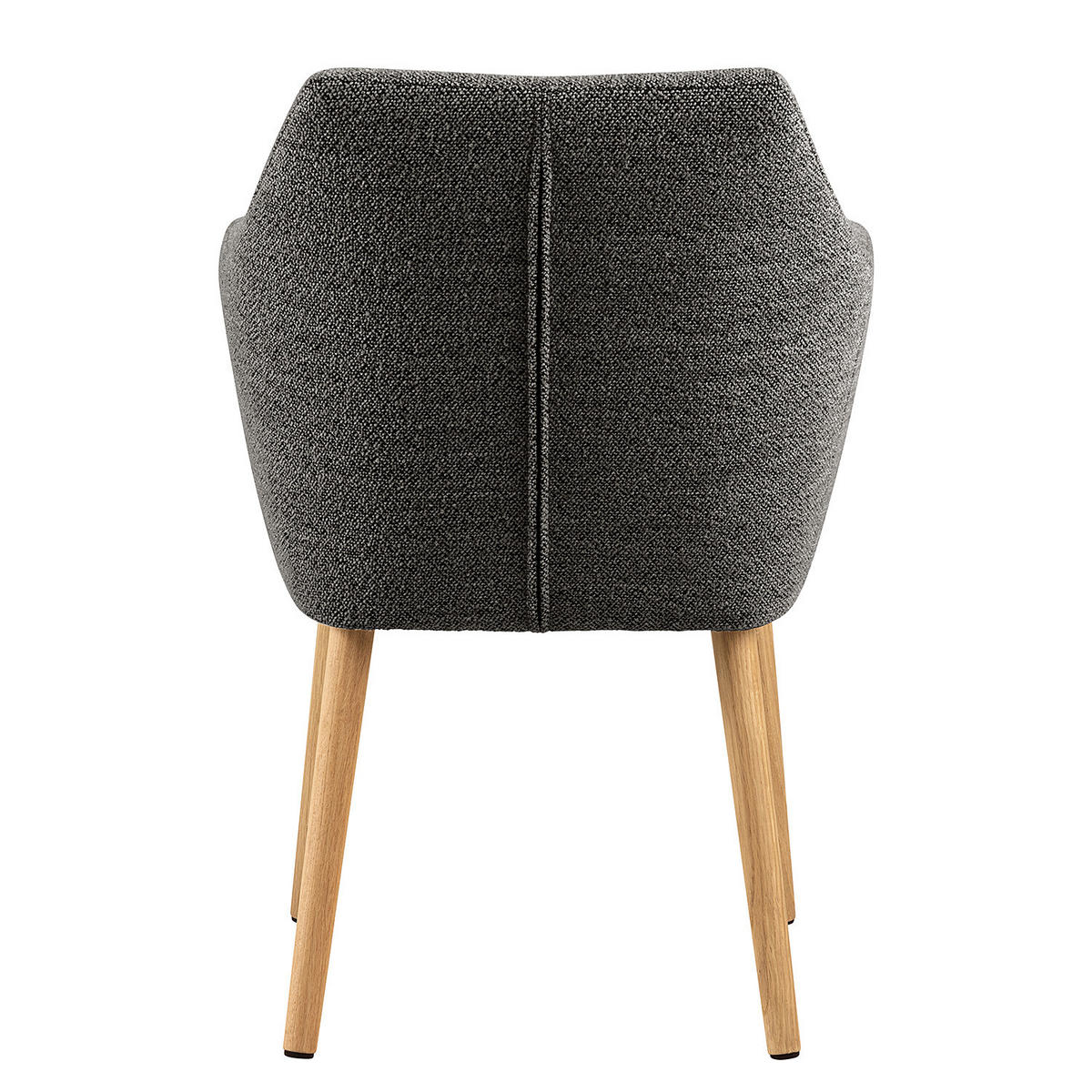 ARMLEHNENSTUHL - Anthrazit, Textil (58/84/58cm) - home24