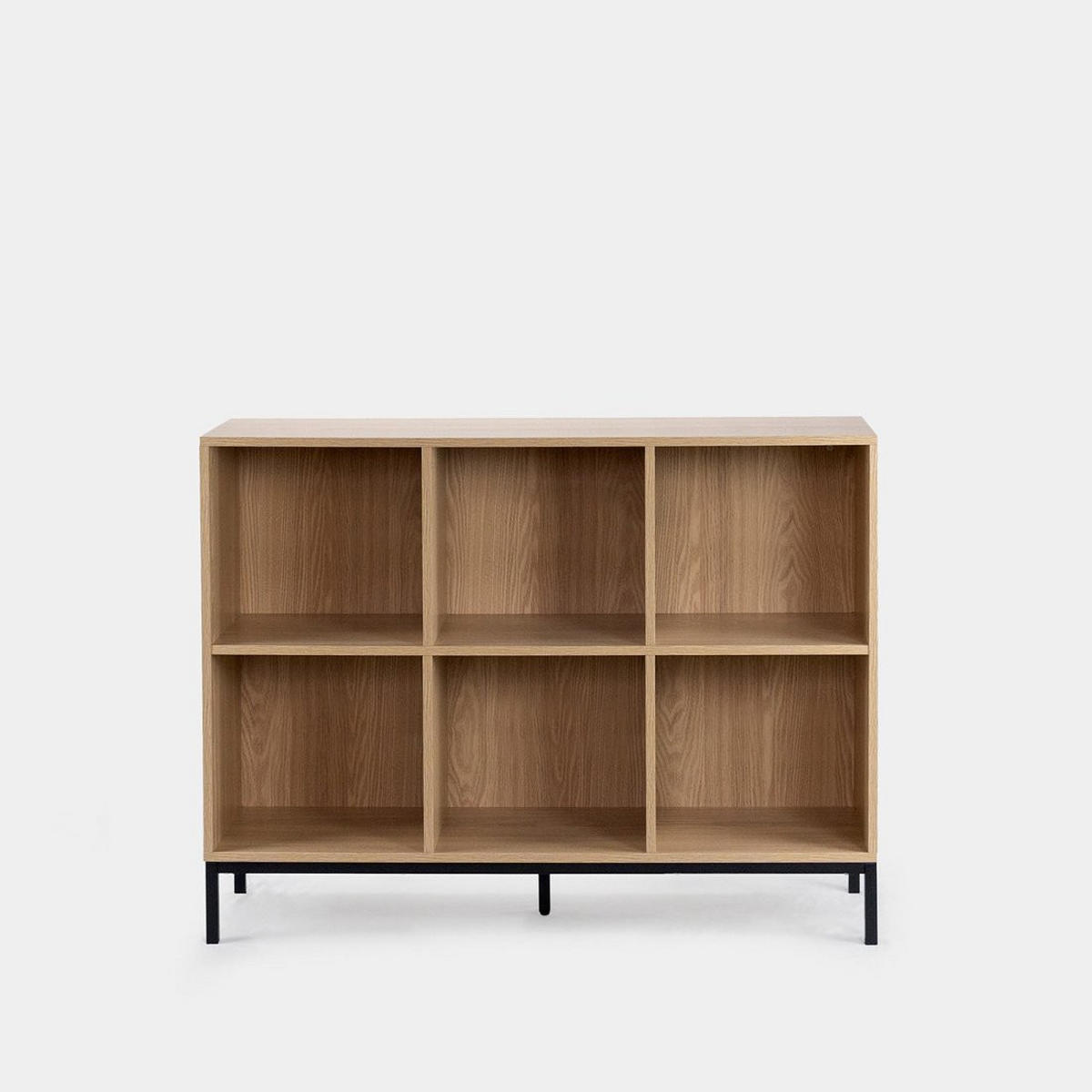 BÜCHERREGAL Remi Natürlich 110 cm x 85 cm - Naturfarben, Holzwerkstoff (110/85/35cm) - Klast Home