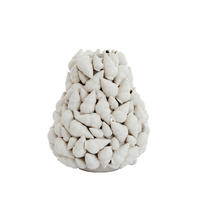 VASE Georgia Weiß Ø25/28 cm - Weiß, Keramik (28cm) - Light & Living