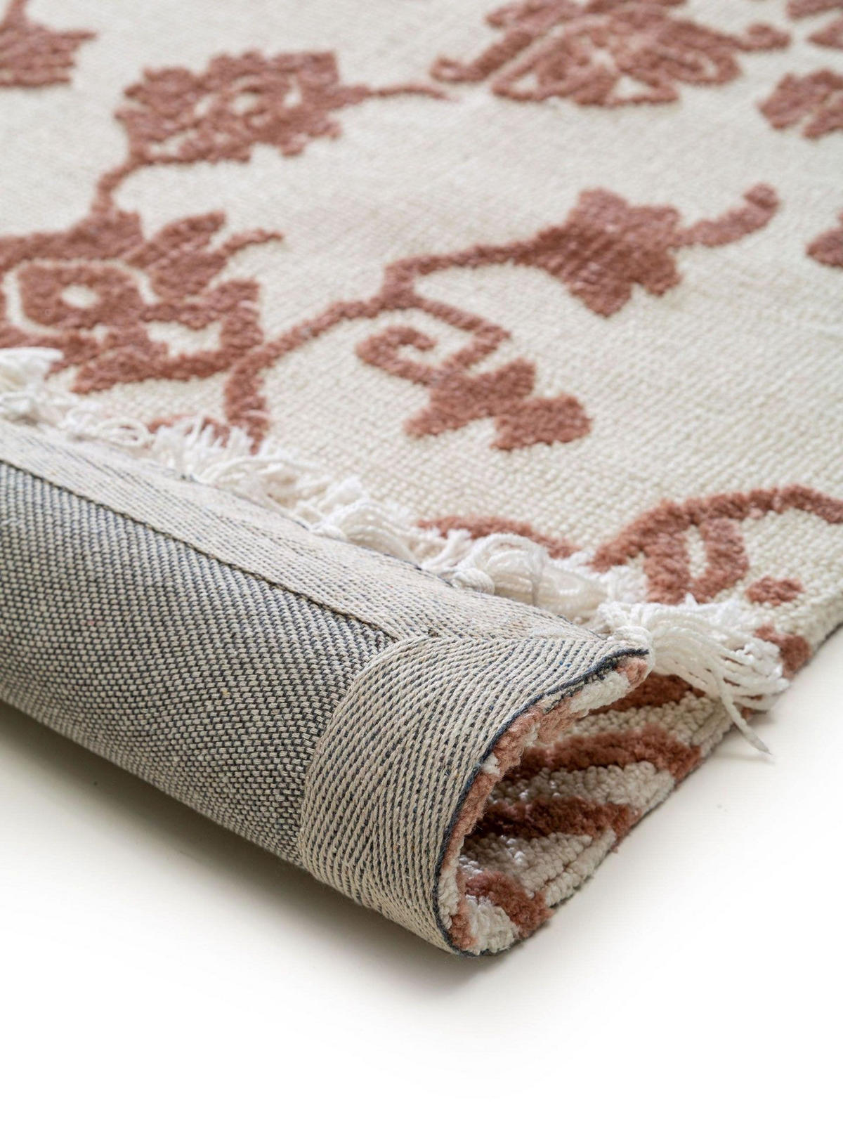 TEPPICH Teppich Elias Terracotta - Braun, Textil (120/1cm) - KUNSTLOFT