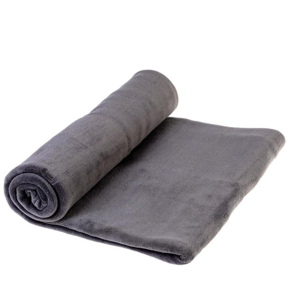 FLEECEDECKE 180 cm - Dunkelgrau, Textil (180/230cm) - Atmosphera Createur d´interieur