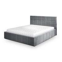 POLSTERBETT VERTO 160x200 cm mit Bettkästen - Grau - Grau, Holz (160/200cm) - MASSENO