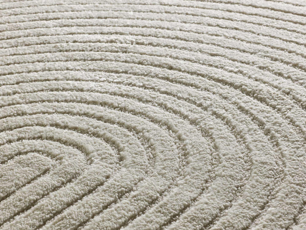 WEBTEPPICH Creme Verona 80/150 cm - Creme, Naturmaterialien/Textil (80/150cm) - Atticgo