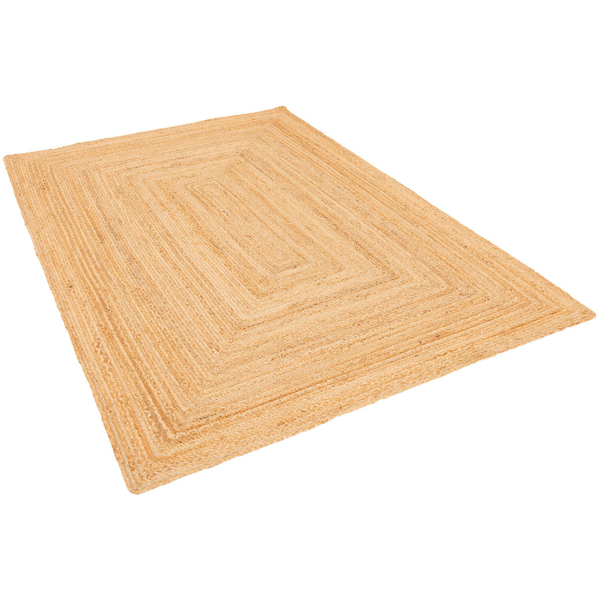 NATURFASER TEPPICH JUTE SALSA BORDÜRE - Beige, Textil (80/150cm) - Pergamon