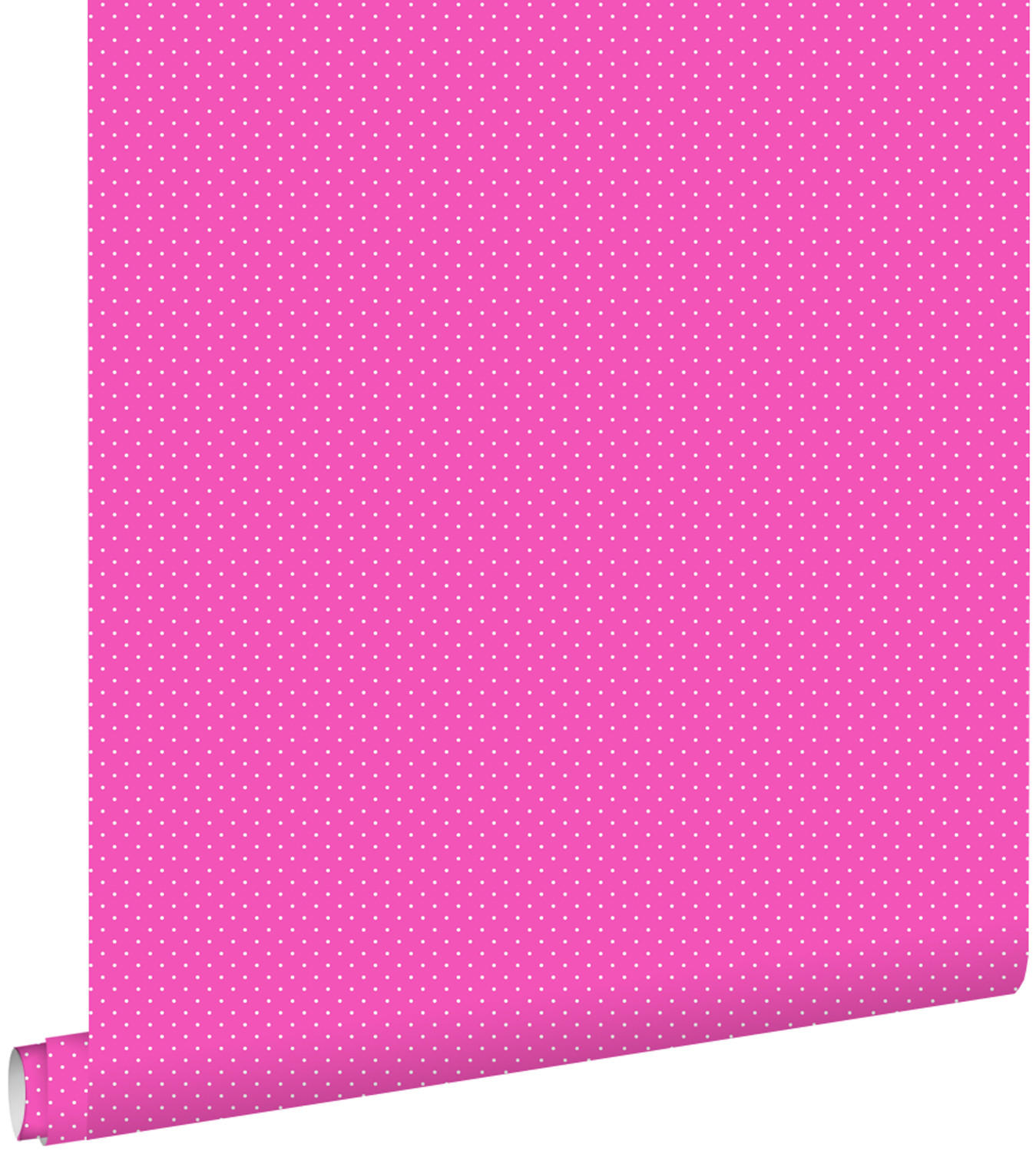 TAPETE feine Punkte 53 cm x 10.05 m - Pink, Papier (53/0.1cm) - ESTAhome