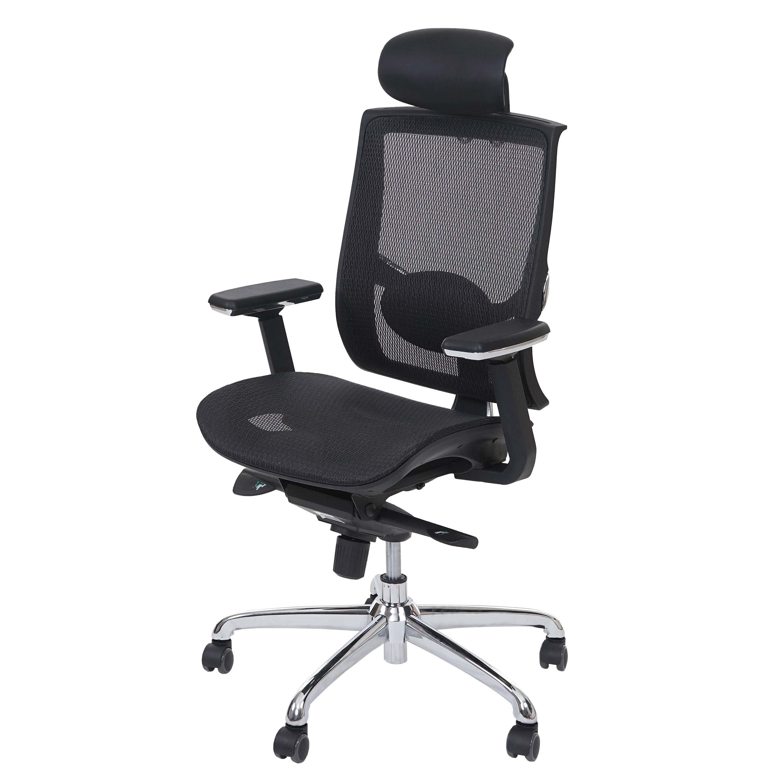 BÜROSTUHL Schwarz - Schwarz, Textil (65/123/62cm) - MCW