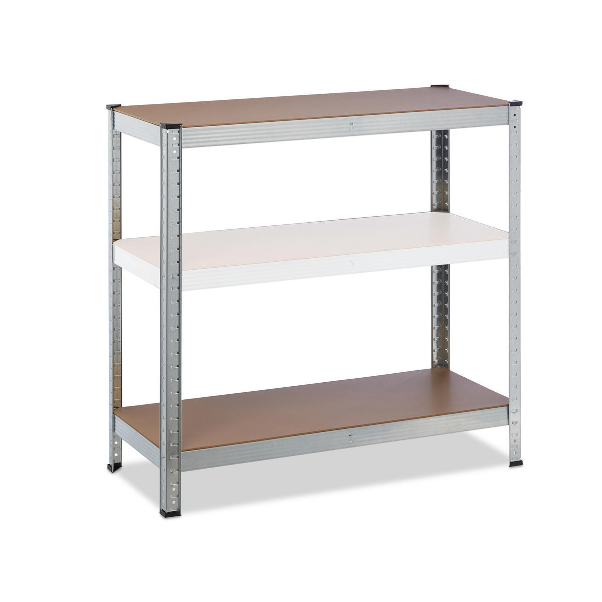 SCHWERLASTREGAL - Multicolor, Holzwerkstoff/Kunststoff (90/180/40cm) - Relaxdays
