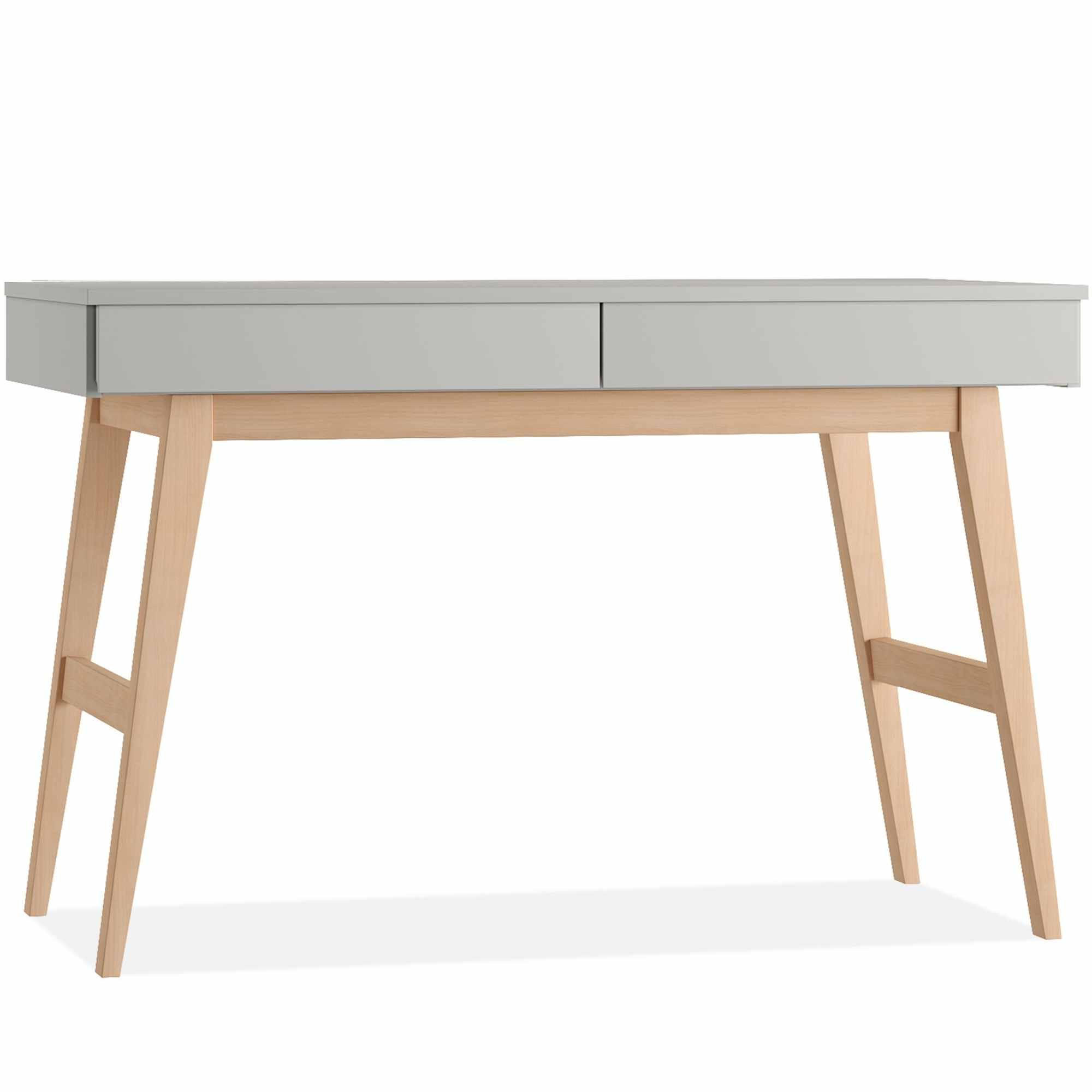 Konsimo® Kinderschreibtisch Grau 120x79x60 cm