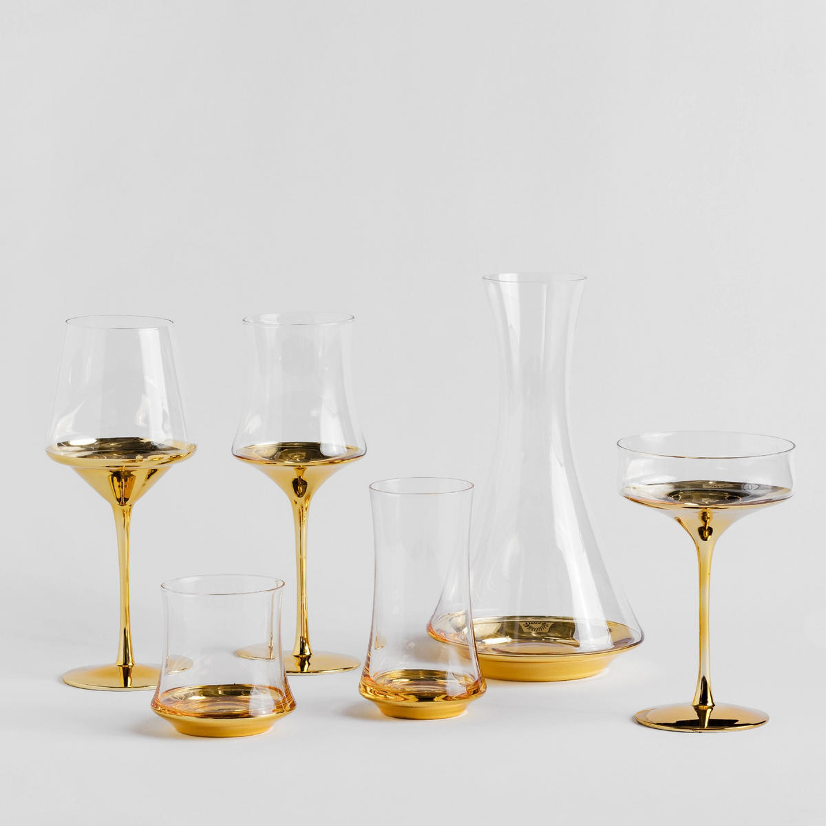 WEINGLAS Helena - Goldfarben, Glas (0.58L) - home&you