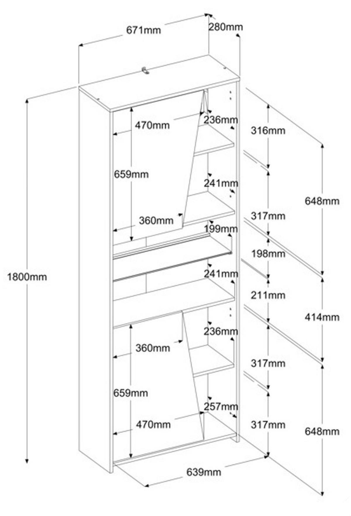 SCHREIBTISCHKOMBINATION schwarz, grau, Set Gamingtisch und 2x Regal inklusive LED mit Farbwechsel - Schwarz/Grau, Holzwerkstoff/Kunststoff (180/229/180cm) - Parisot Meuble