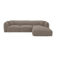 SCHLAFSOFA - 5 Personen - stoff - taupe Camilio - Taupe, Textil (274/74/174cm) - Vente-Unique