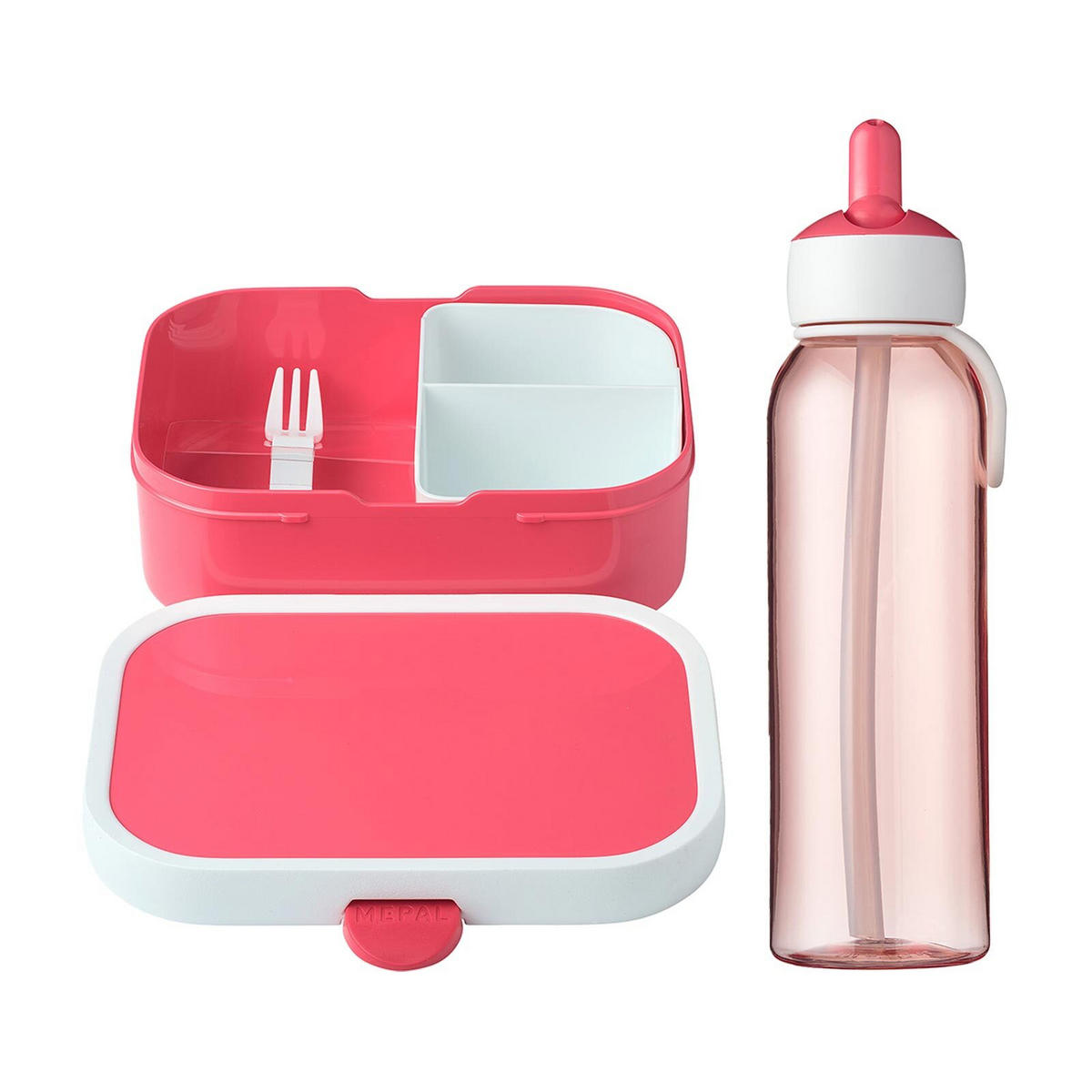 LUNCHSET Campus pink 2er Set - Pink, Kunststoff (1/1/1cm) - Mepal