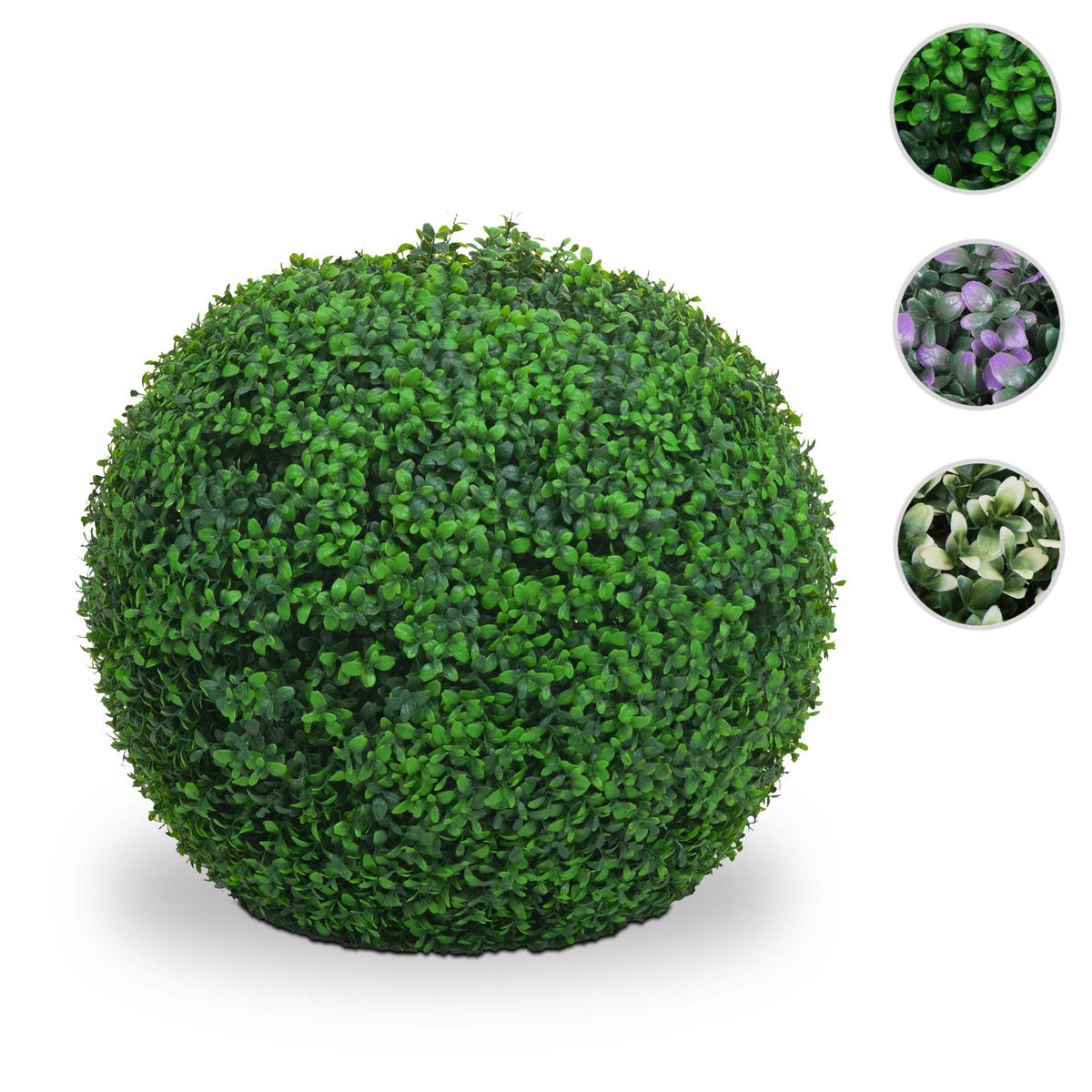 KÜNSTLICHER BUSCH Grün - Grün, Kunststoff (55cm) - MCW