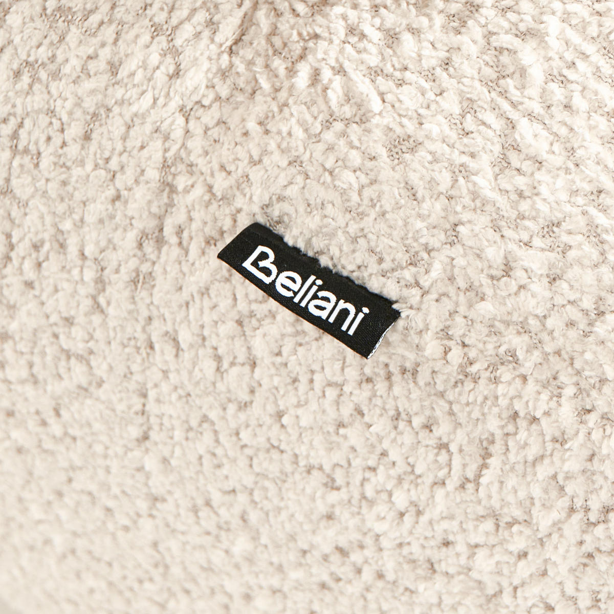SESSEL Chenillegewebe Hellbeige Lohja - Beige, Textil (92/73/88cm) - Beliani