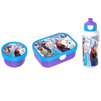 LUNCHSET Campus Frozen Friends 3-tlg. - Blau/Lila, Kunststoff (6.8/24.4/24cm) - Mepal