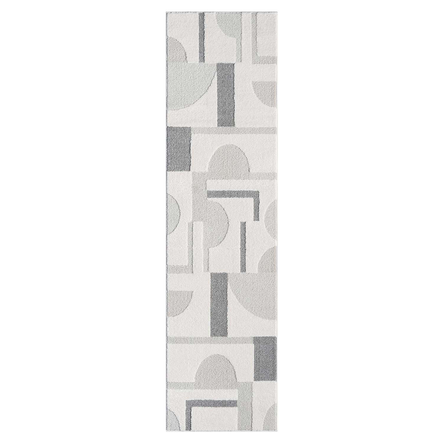 KURZFLOR-TEPPICH Lounge 9992 Grau 80x300 cm - Grau, Textil (80/300cm) - carpet city