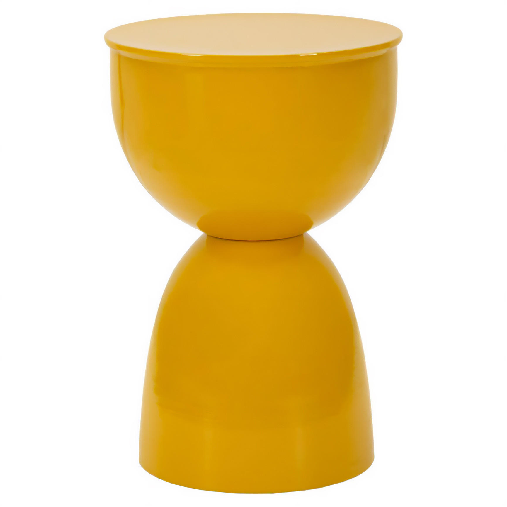 BEISTELLTISCH Metall Yao 31/31/46 cm - Gelb, Metall (31/46/31cm) - Mauro Ferretti