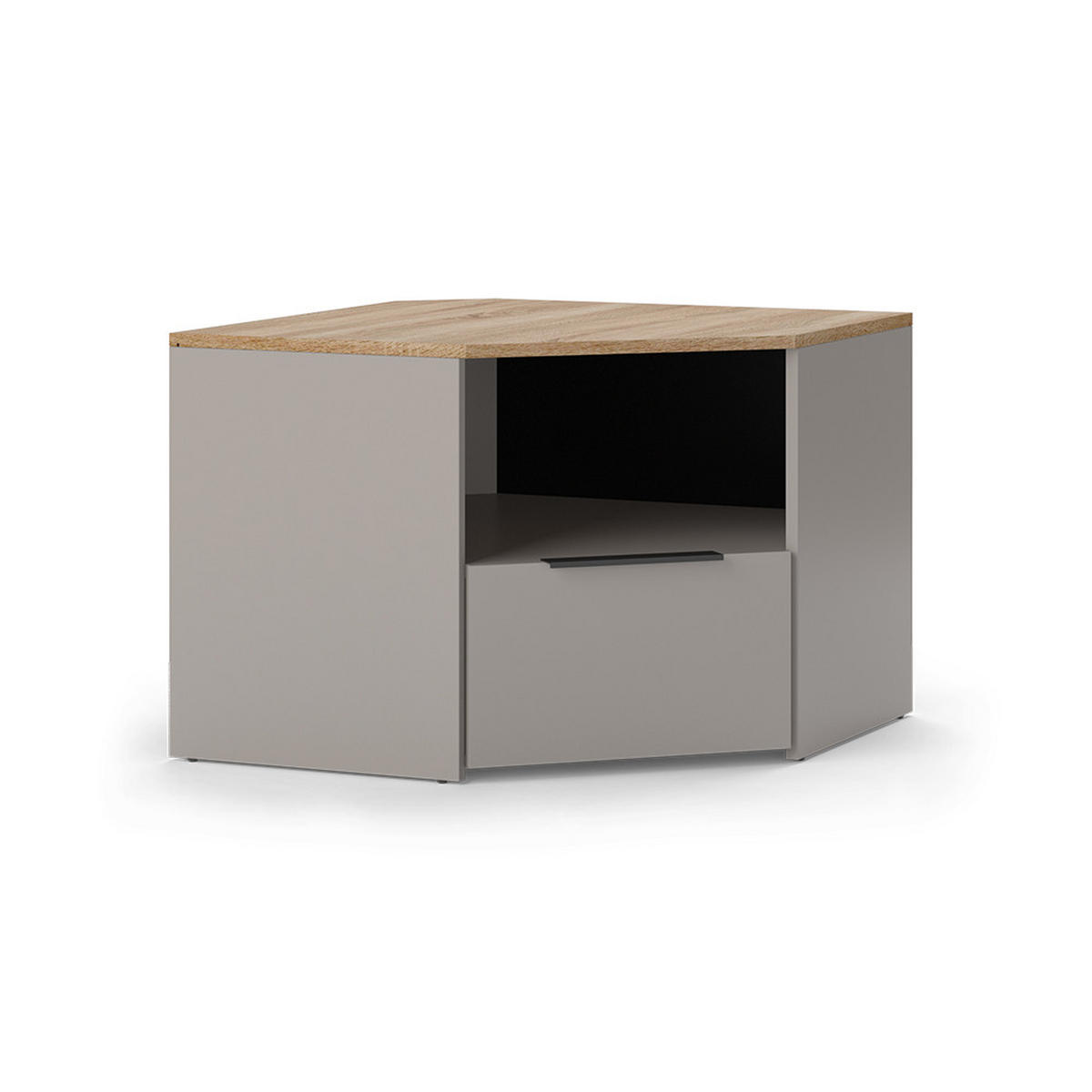 NÍZKÝ NÁBYTEK POD TELEVIZI Wido Greige - šedobéžová, kompozitní dřevo (68/50/68cm) - Vicco