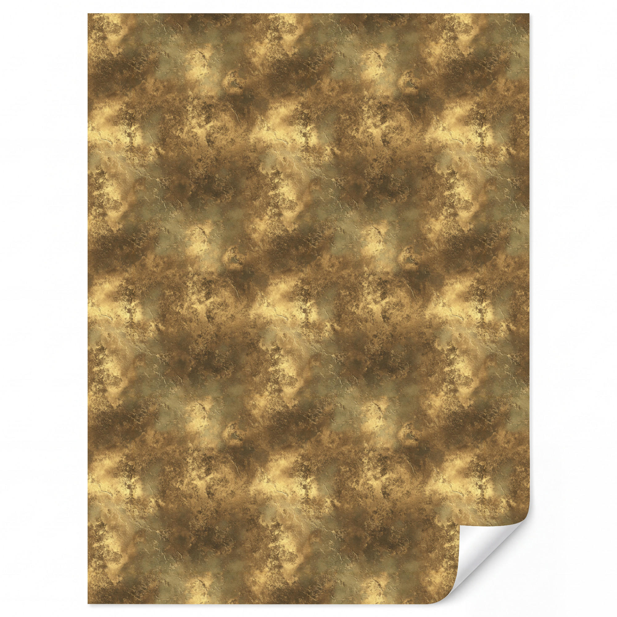 OnlyWow Tapete Messing 160x220 cm
