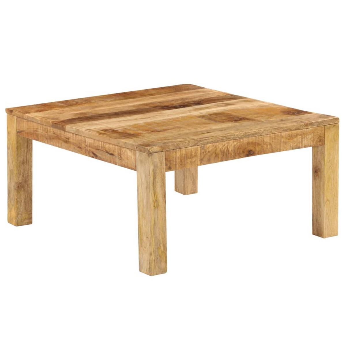 COUCHTISCH 80x80x40 cm Massivholz Mango - Braun, Holzwerkstoff (80/80/40cm) - furnicato