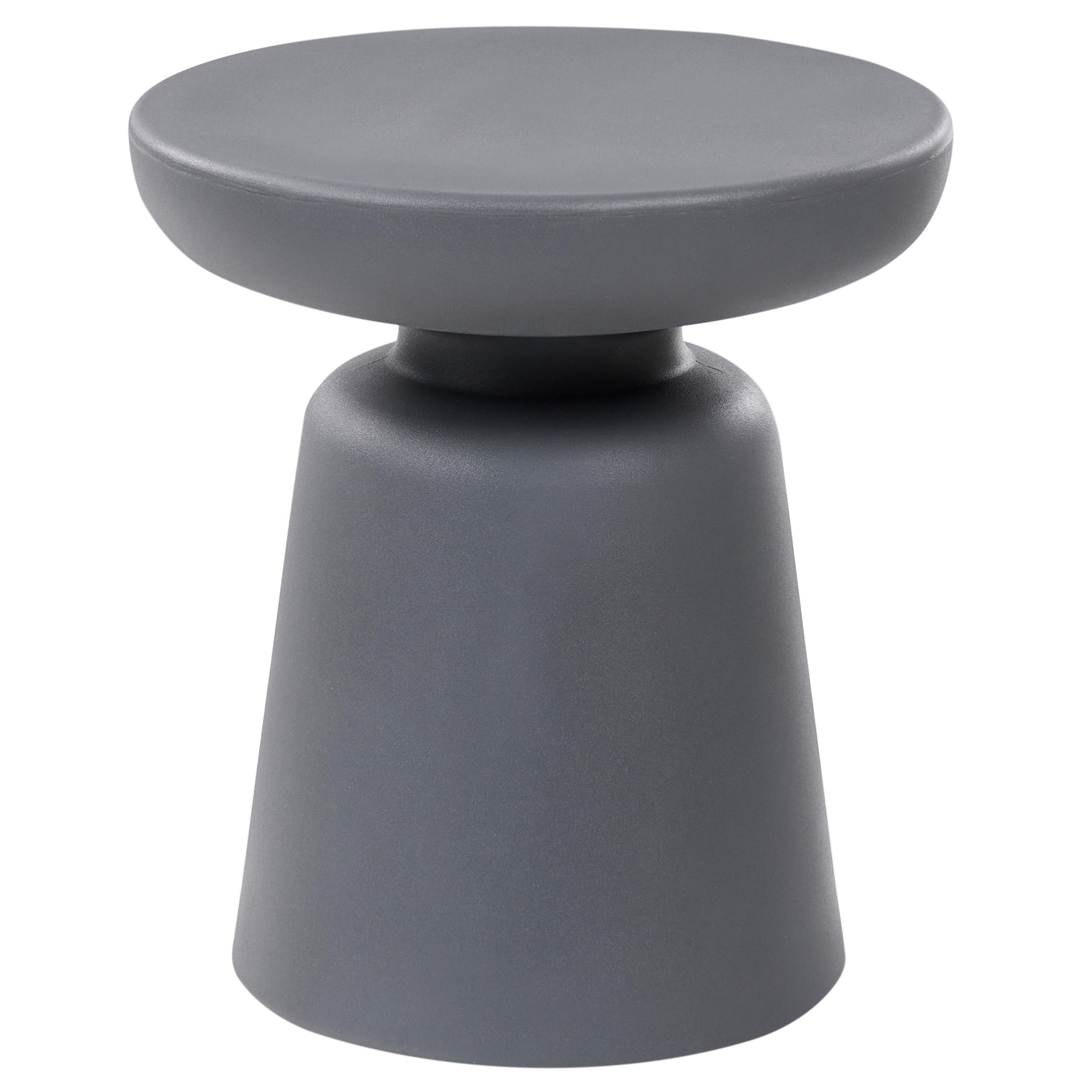 Beliani Beistelltisch Dunkelgrau, Grau 39x44x39 cm