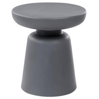BEISTELLTISCH Dunkelgrau Tofet - Dunkelgrau/Grau, Kunststoff (39/39/44cm) - Beliani