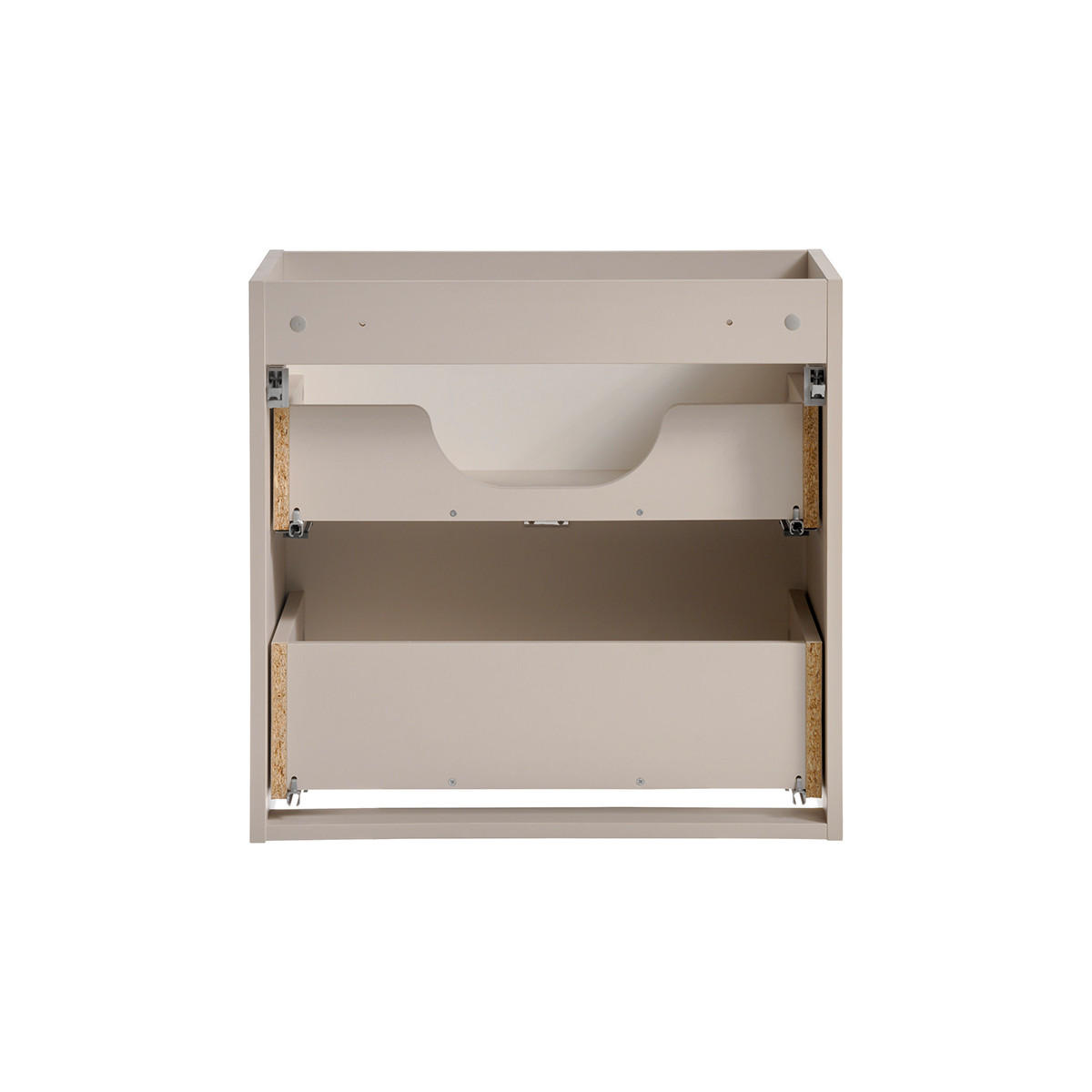 WASCHTISCHUNTERSCHRANK 140.4cm Manoa Kaschmir - Beige, Holzwerkstoff (140.4/59/40cm) - Petits-meubles