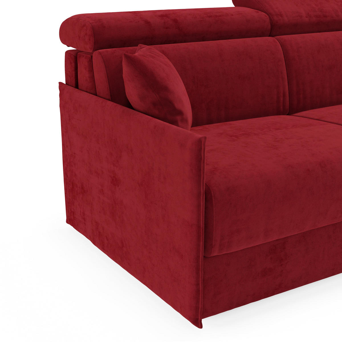 LINEARSOFA Miryam - Rot, Metall (149/83/98cm) - Divani.store