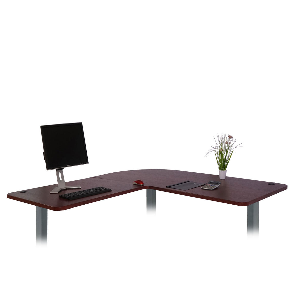 TISCHPLATTE FÜR ECK-SCHREIBTISCH Kirschbaum Dekor - Kirschbaumfarben, Holz (97/177/2cm) - MCW