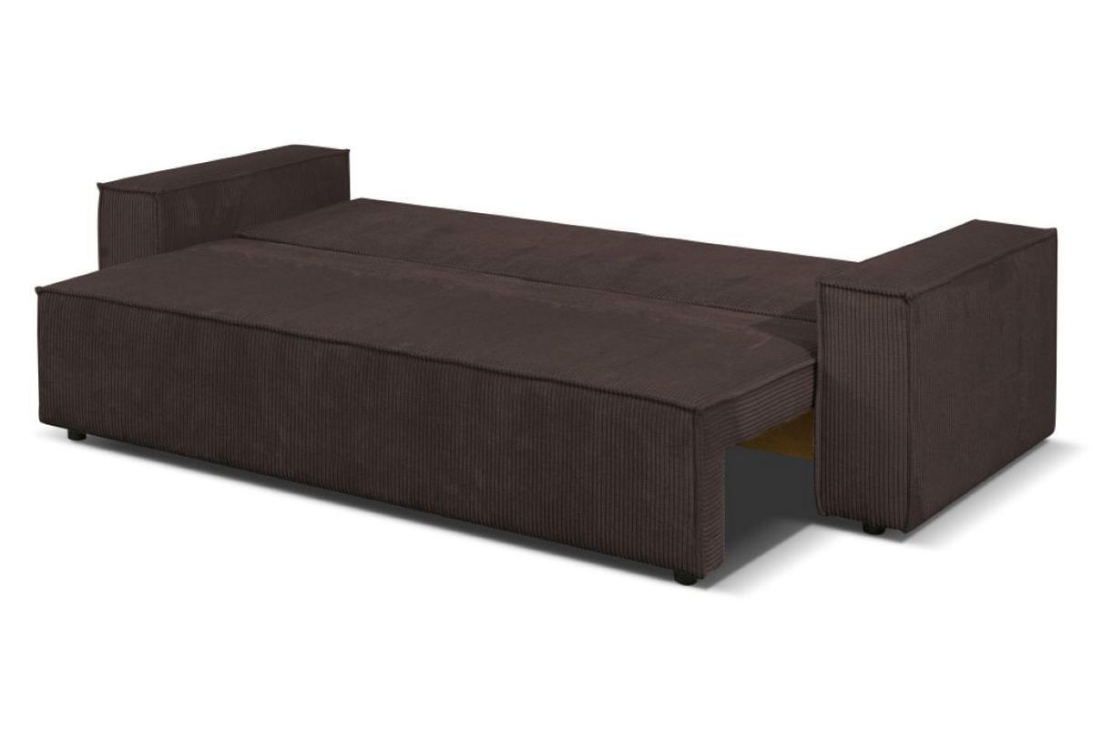 SOFA Passio III 250 x 105 cm, mit Schlaffunktion und Bettkasten, braun - Braun, Kunststoff (250/98/105cm) - Margaret Hadas24