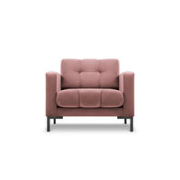 SESSEL Mamaia aus Samt rosa - Pink, Textil (92/75/87cm) - Micadoni