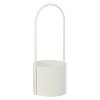 BLUMENTOPF EISEN Weiß - Weiß, Metall (18.5/48cm) - J-Line
