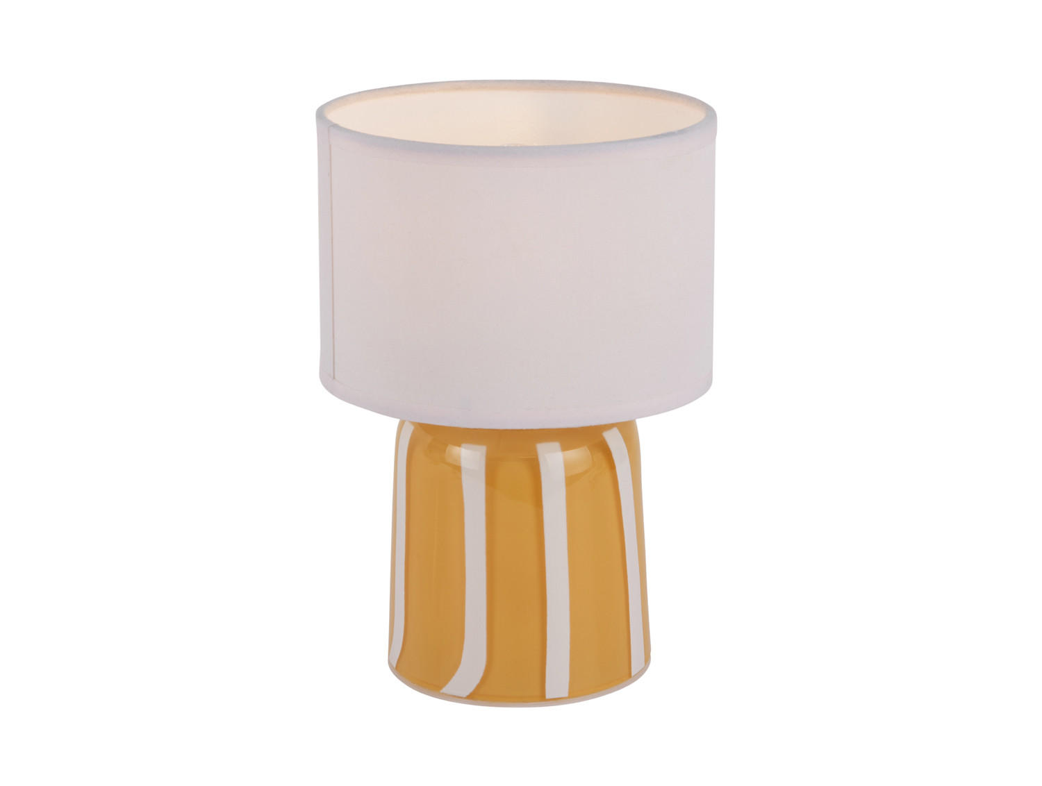 TISCHLAMPE Verano LED 13/13/20 cm - Gelb, Glas (13/13/20cm) - Leitmotiv