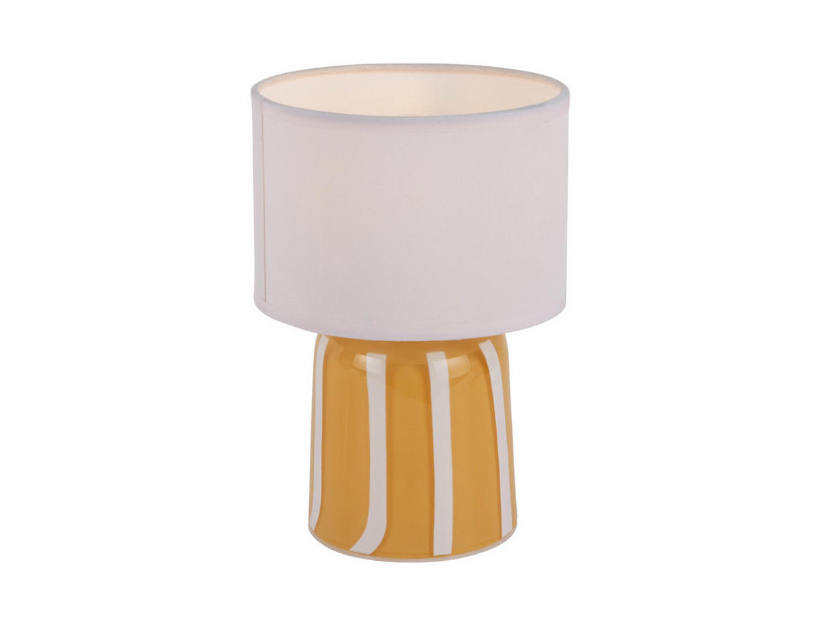TISCHLAMPE Verano LED 13/13/20 cm - Gelb, Glas (13/13/20cm) - Leitmotiv