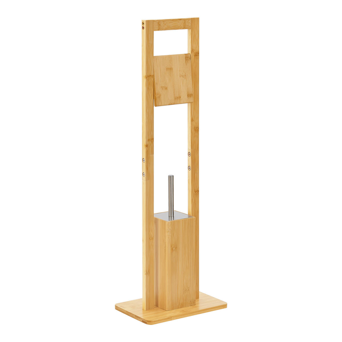 TOILETTENGARNITUR Västerås - Naturfarben, Holz (28/82.5/18cm) - [en.casa]