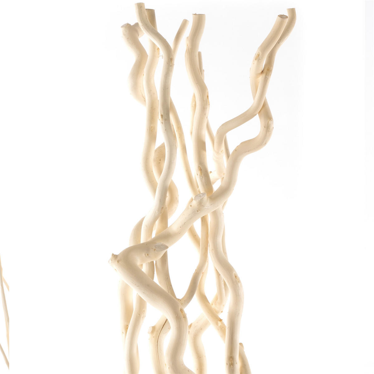 RAUMTEILER Nova Weidenzweige geblichen - Beige, Naturmaterialien (27/180/27cm) - DESIGN DELIGHTS
