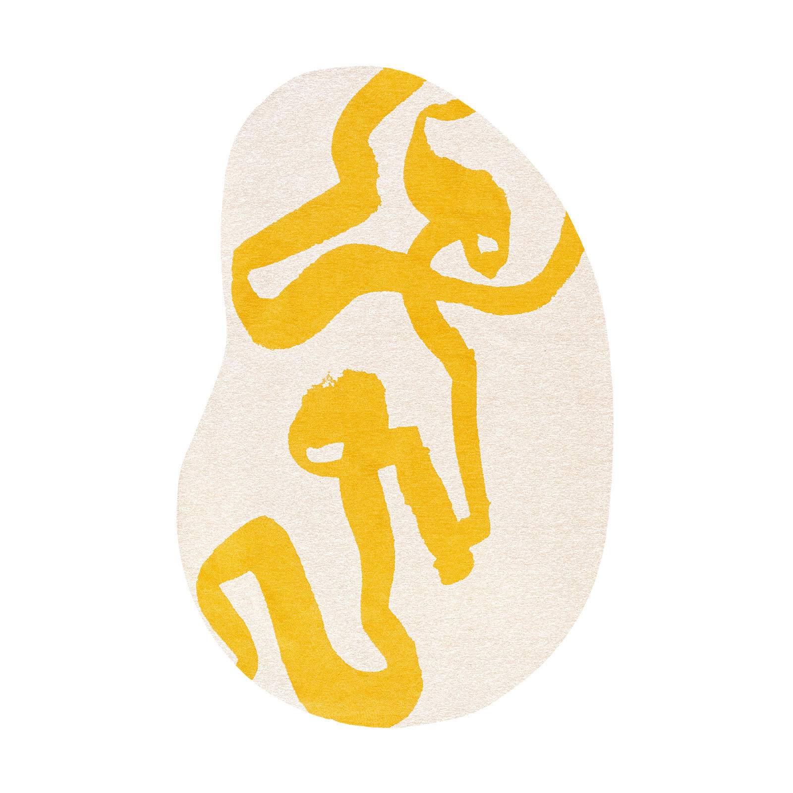 PREPROGA Ribbon Pure Yellow 235/340 cm - rumena, umetna masa/tekstil (235/340cm) - Louis De Poortere