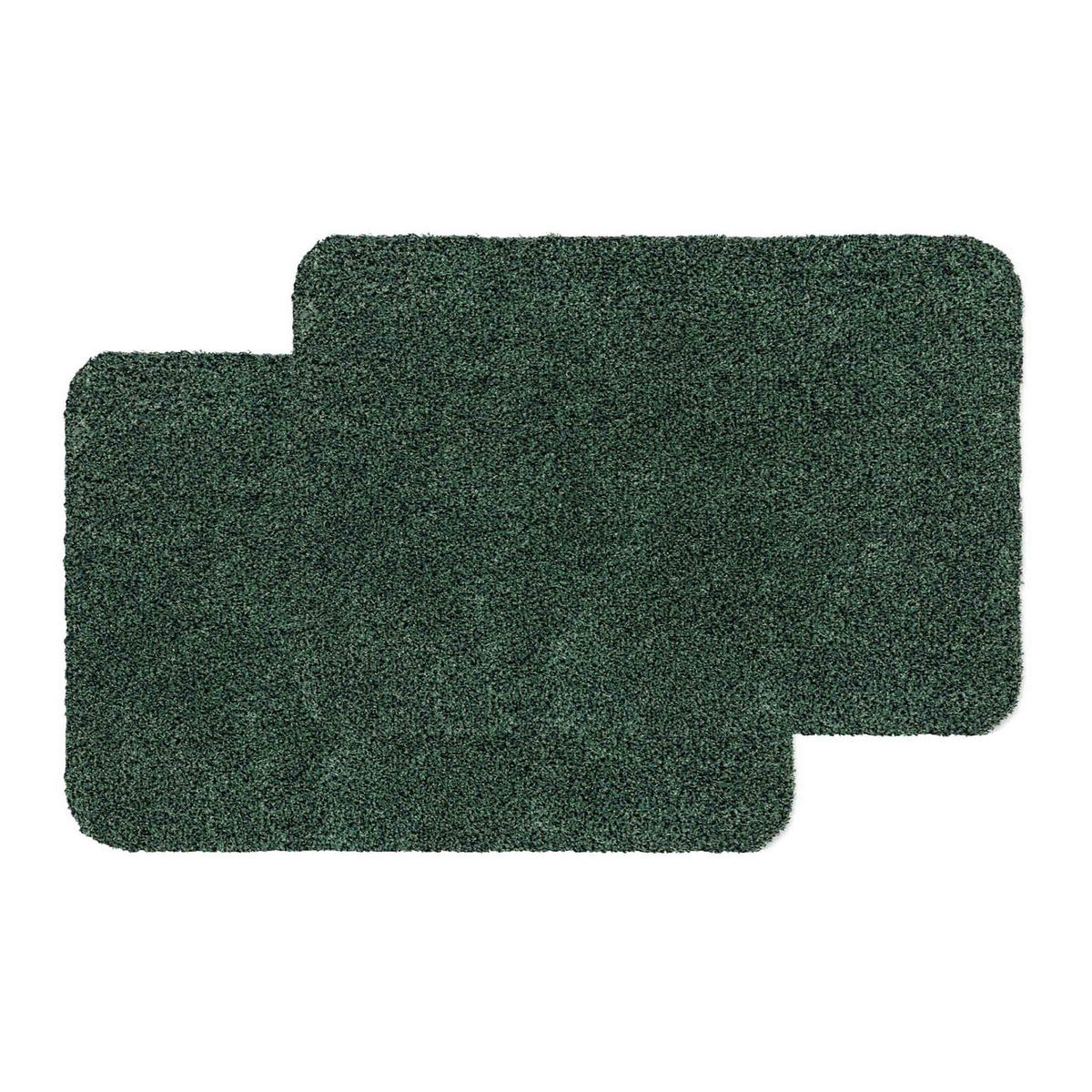 FUSSMATTE WASCHBAR ENTRA 2ER SET - Grün, Textil (60/75cm) - Astra
