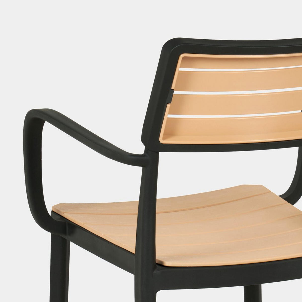 STUHL FÜR DRAUSSEN Hilda Zweifarbig 54 cm x 80 cm - Multicolor, Kunststoff (54/80/54cm)