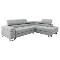 ECKSOFA Laris Premium, Seite: Rechts - Kaschmir/Schwarz, Holz/Textil (271/203cm) - MIRJAN24