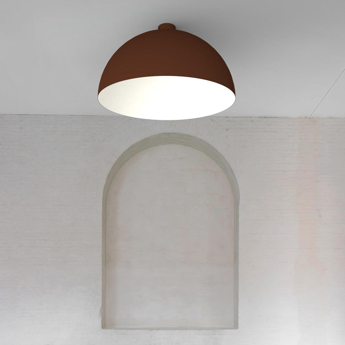DECKENLEUCHTE - Dunkelbraun, Metall (60/60/30cm) - Lumicom