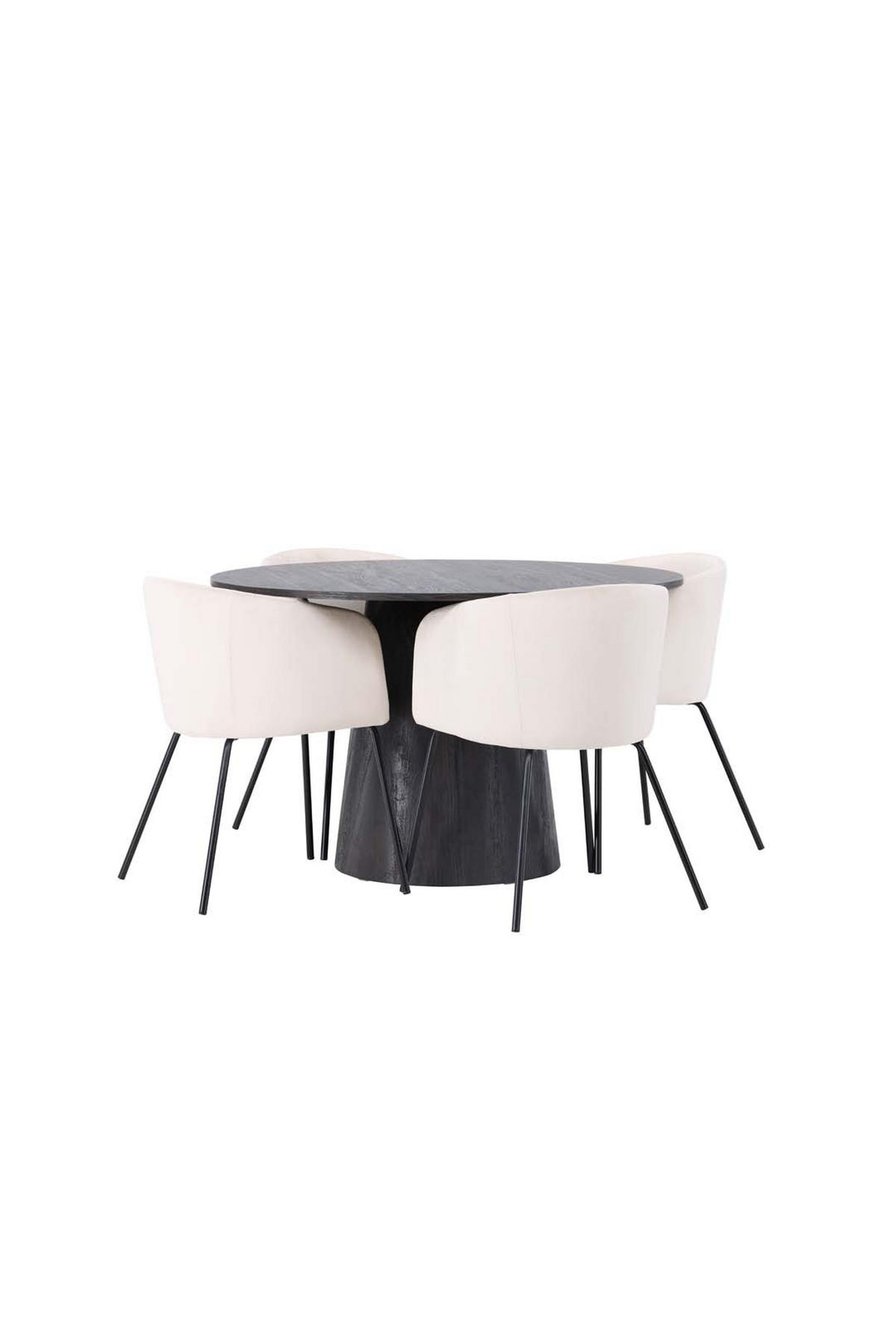 TISCHGRUPPE Mocca - Braun, Holzwerkstoff (120/75/120cm) - ebuy24