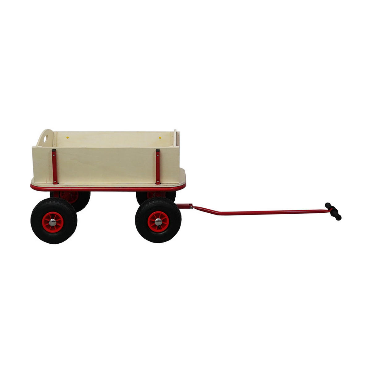 BOLLERWAGEN Bolly 97x95x60cm Traglast 150kg Rot - Rot, Holzwerkstoff (94/97/60cm) - PROREGAL