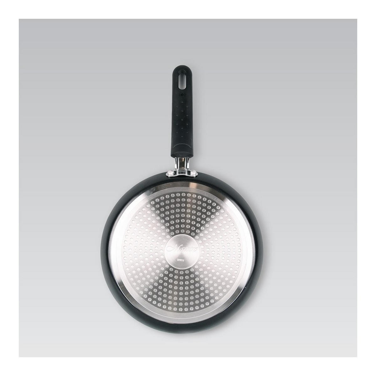 CRÊPEPFANNE Schwarz 37/20/2 cm MR120620 - Schwarz, Metall (20cm) - Maestro 