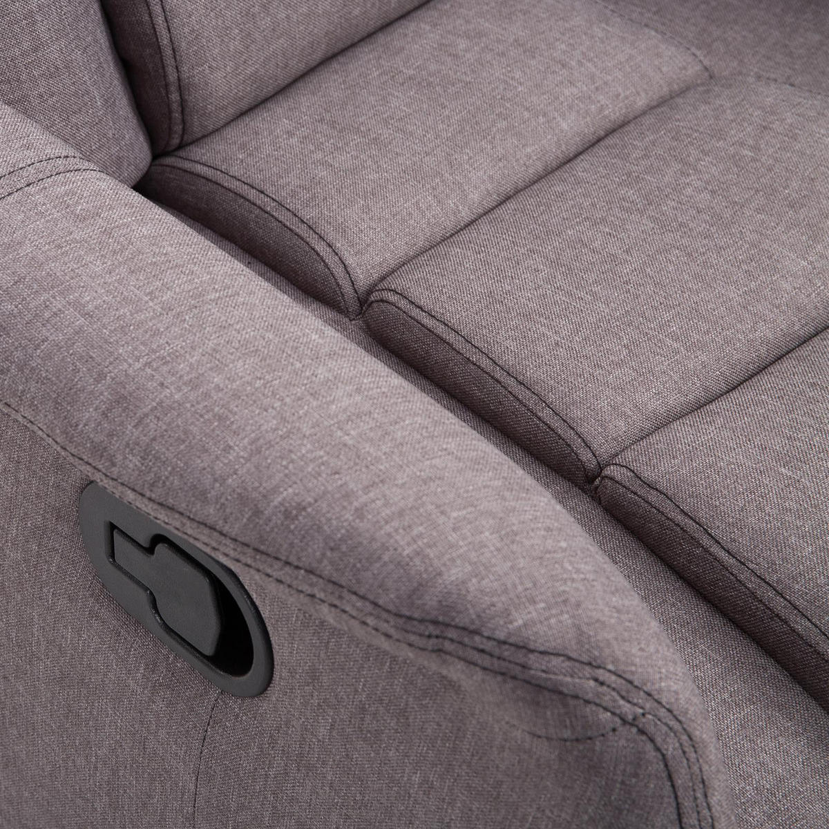 FERNSEHSESSEL RELAJO - Grau, Textil (72/106/87cm) - IDIMEX