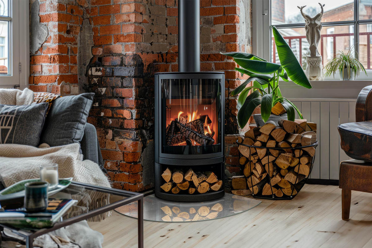 GLASPLATTE für Kamin 100x100 cm Grau - Grau, Glas (100/100/0.4cm) - ArtPrintCave