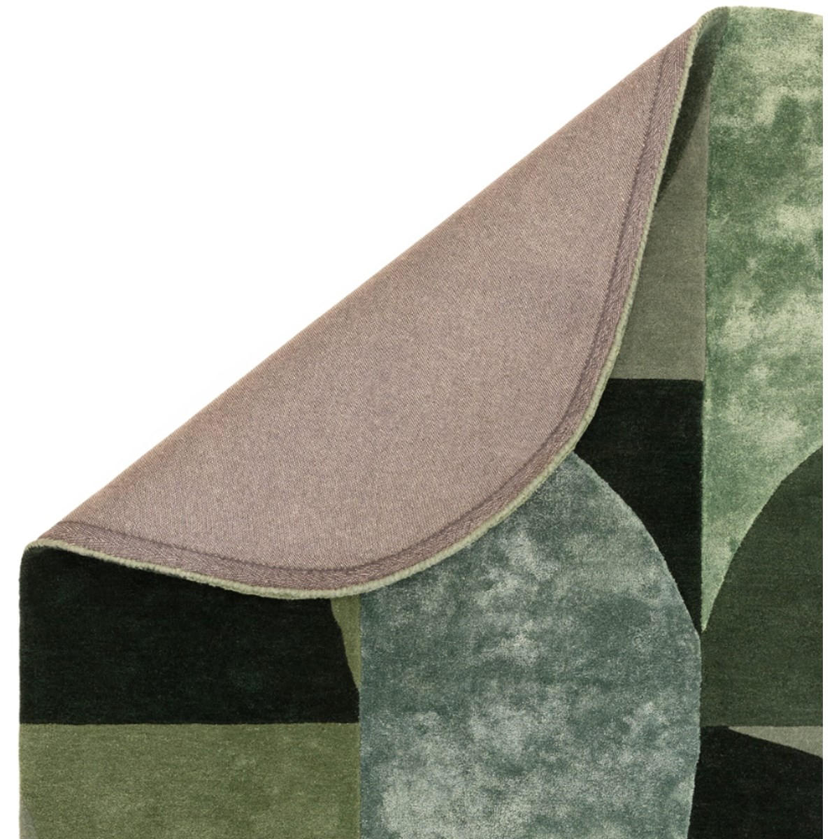 TEPPICH Moderner aus Wolle für Wohn- und Schlafzimmer LAVO Grün 200 x 290 cm - Grün, Naturmaterialien (200/290cm) - Novatrend