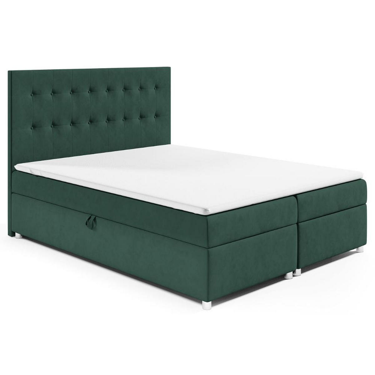 BOXBETT mit Bettkasten Trinity K-7 Bonellfederkern - Rosa, Holz/Holzwerkstoff (140/200cm) - Best For Home